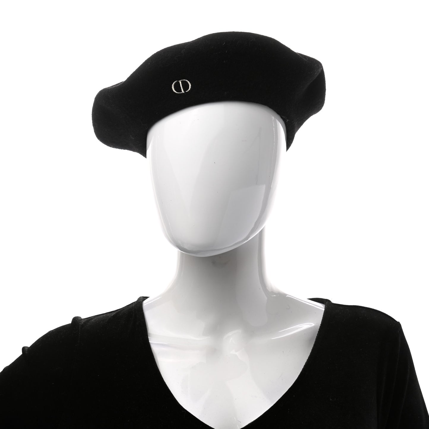 Wool Beret T4 Black
