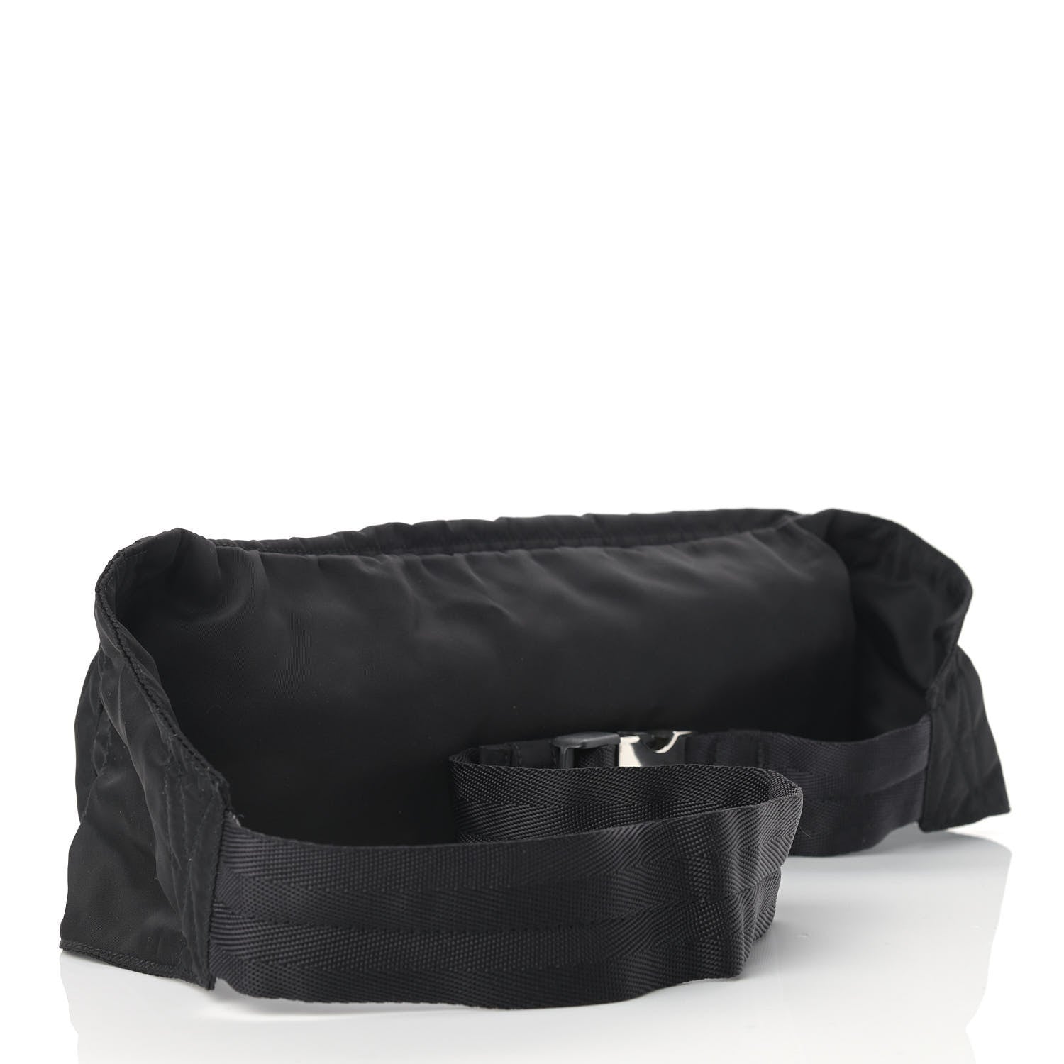 Prada Tessuto Nylon Montagna Belt Bag Black 2 of 10