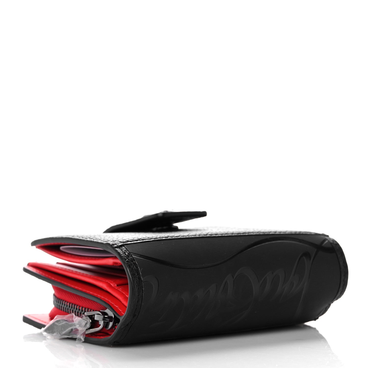 Christian Louboutin Calfskin Mini Paloma Wallet Black 4 of 9
