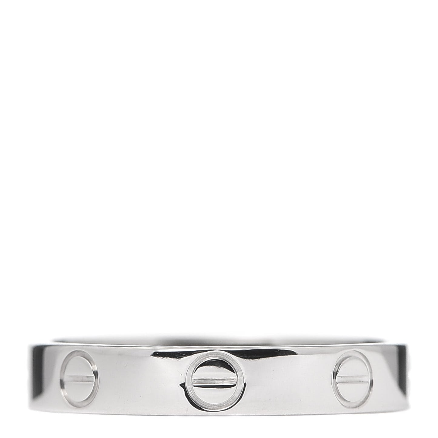 Platinum 3.5mm LOVE Wedding Band Ring 55 7.25