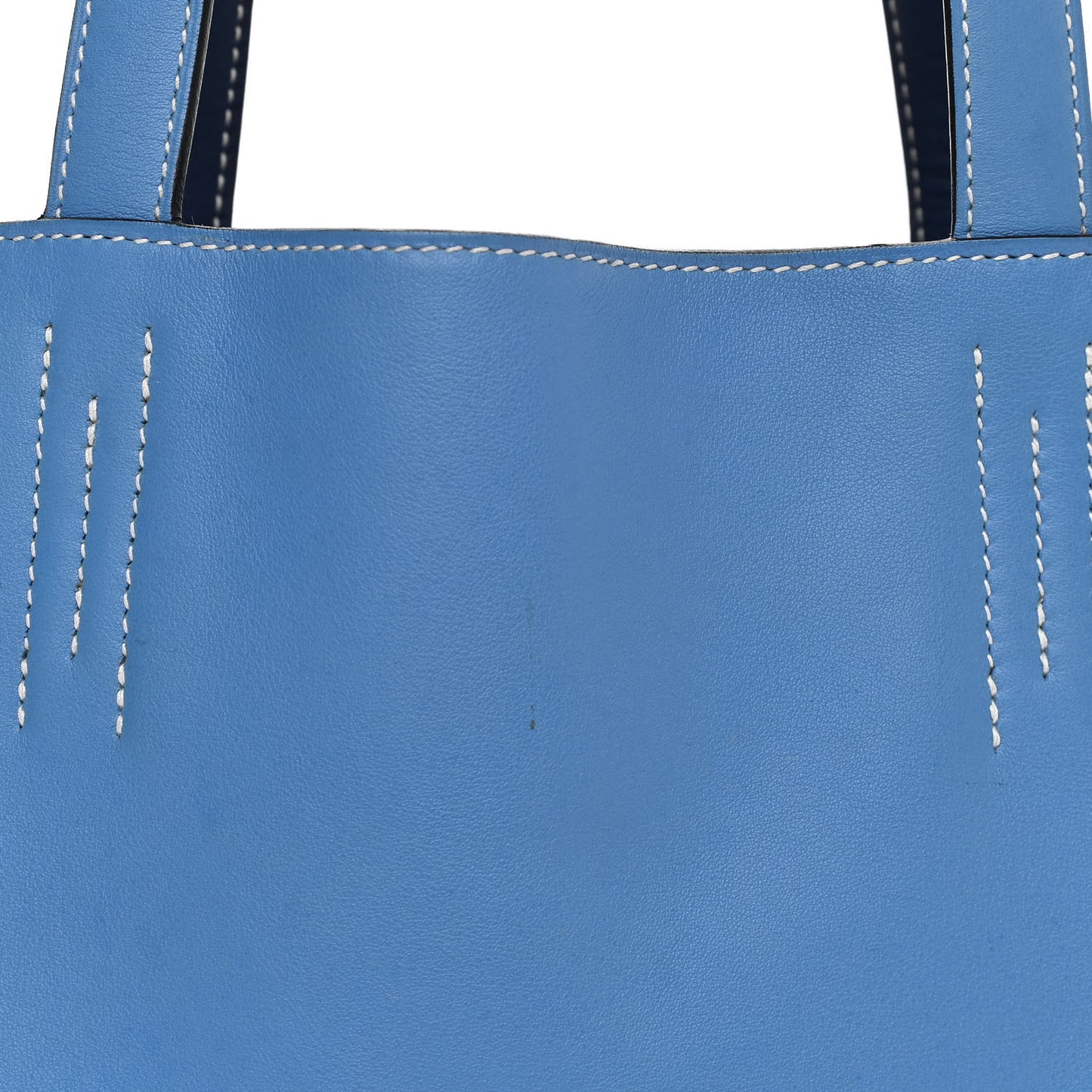 Veau Sikkim Double Sens 28 Reversible Tote Bleu Sapphire Bleu Paradis