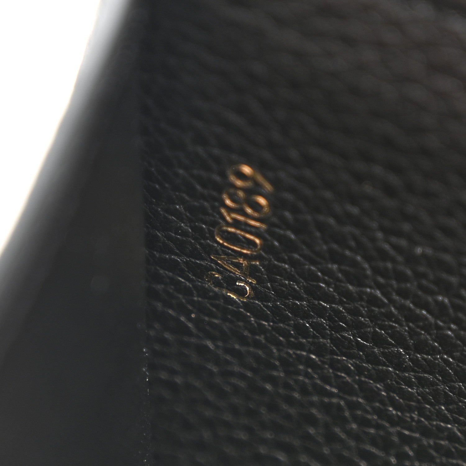 Louis Vuitton Grained Calfskin Monogram Double V Compact Wallet Black 7 of 8