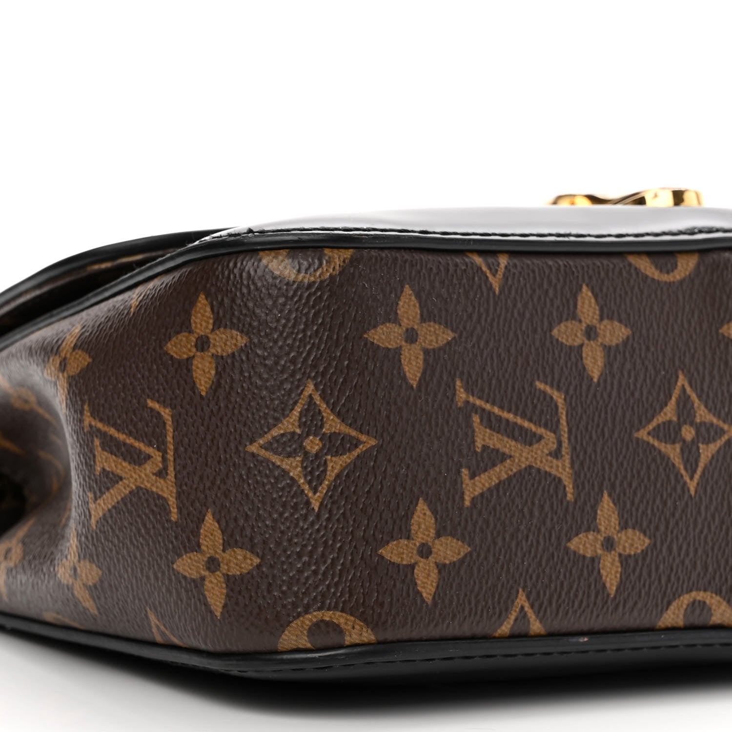 Louis Vuitton Patent Calfskin Monogram Cherrywood BB Black 7 of 13