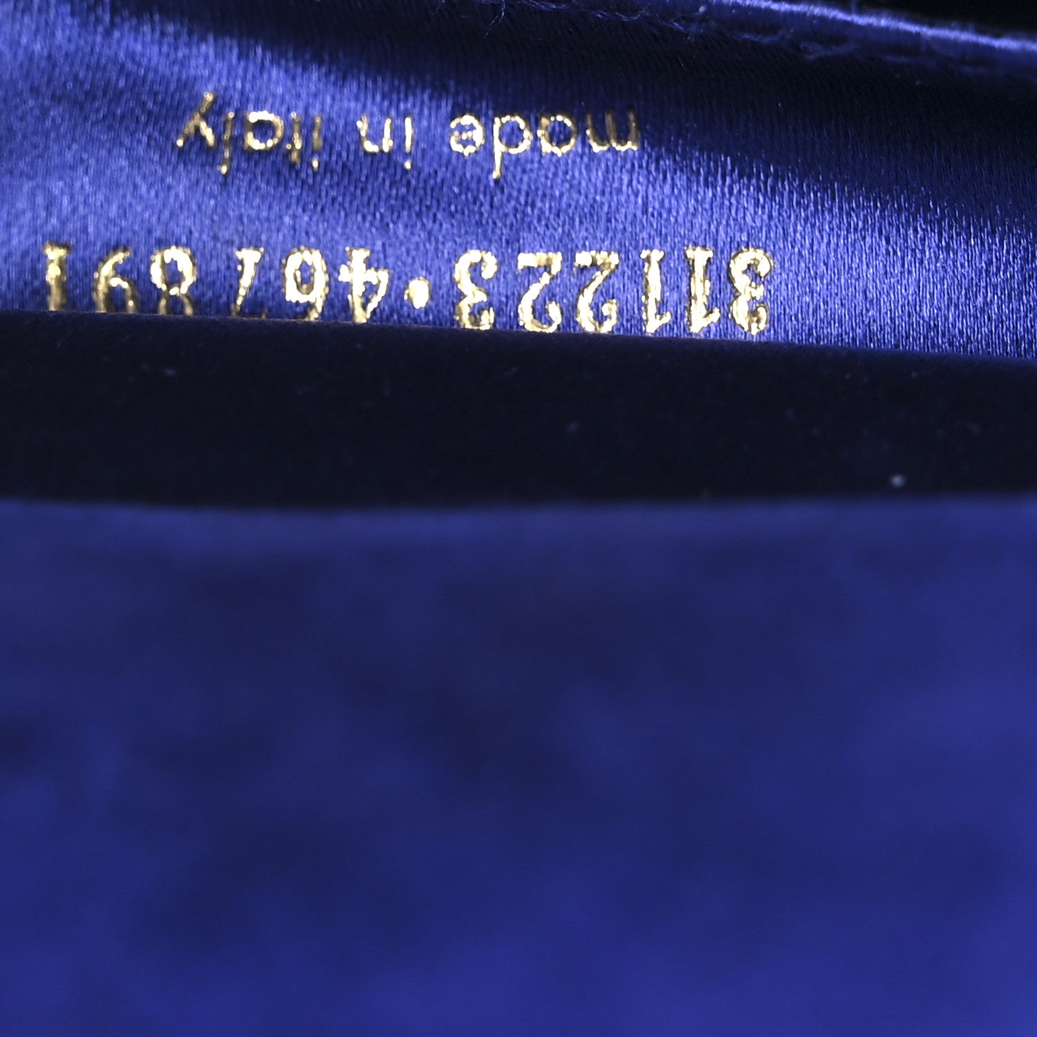 Saint Laurent Patent Calfskin Monogram Large Belle De Jour Clutch Royal Blue 7 of 12