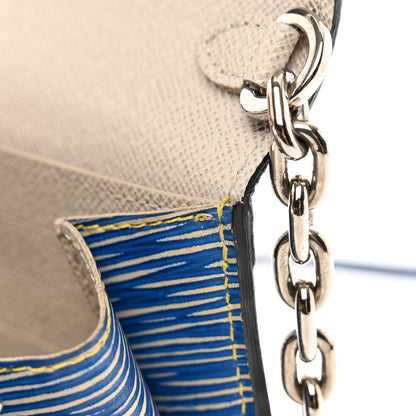 Louis Vuitton Epi Twist Chain Wallet Denim Light 9 of 10