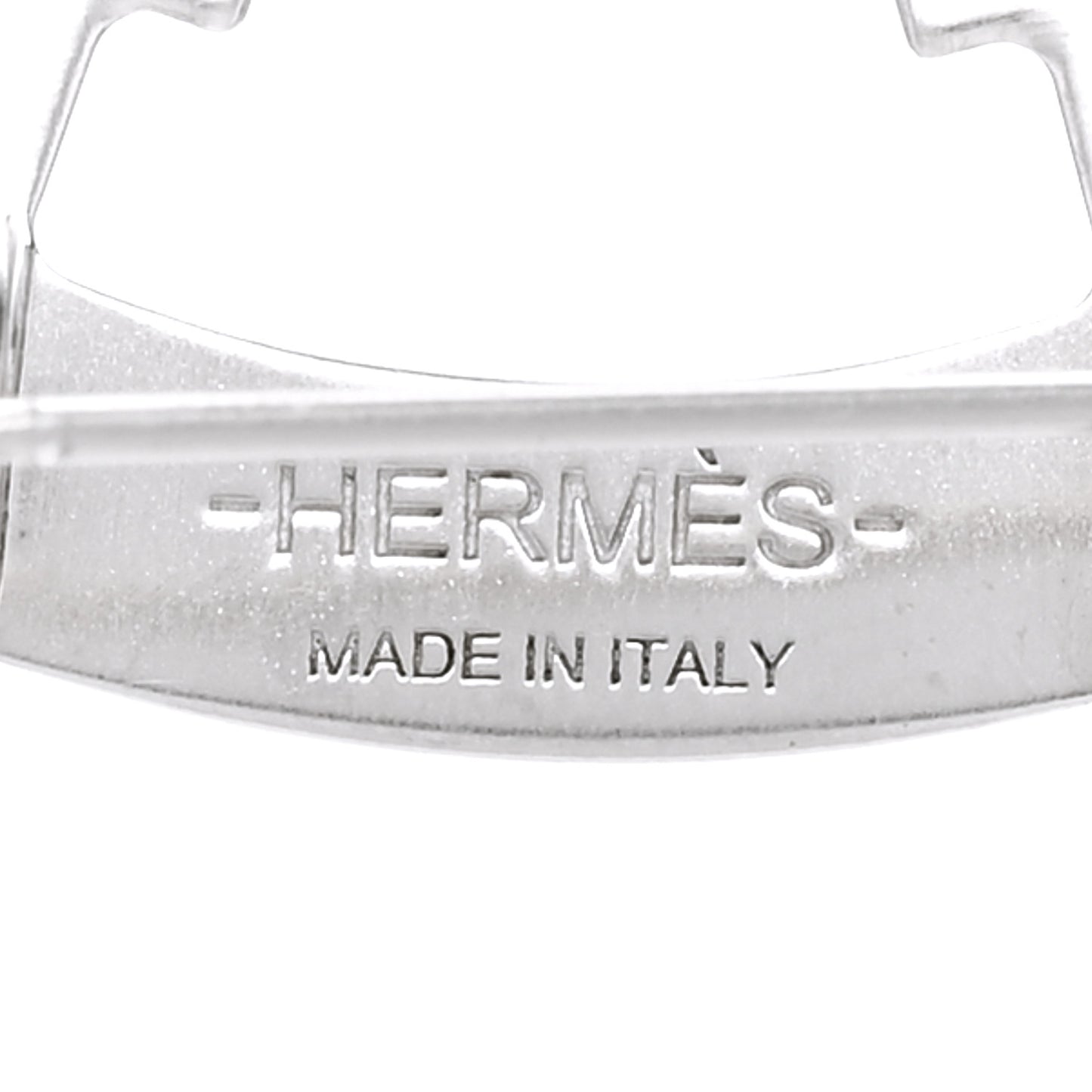 Palladium Smile H Brooch
