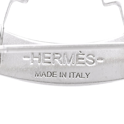 Hermes Palladium Smile H Brooch 4 of 5