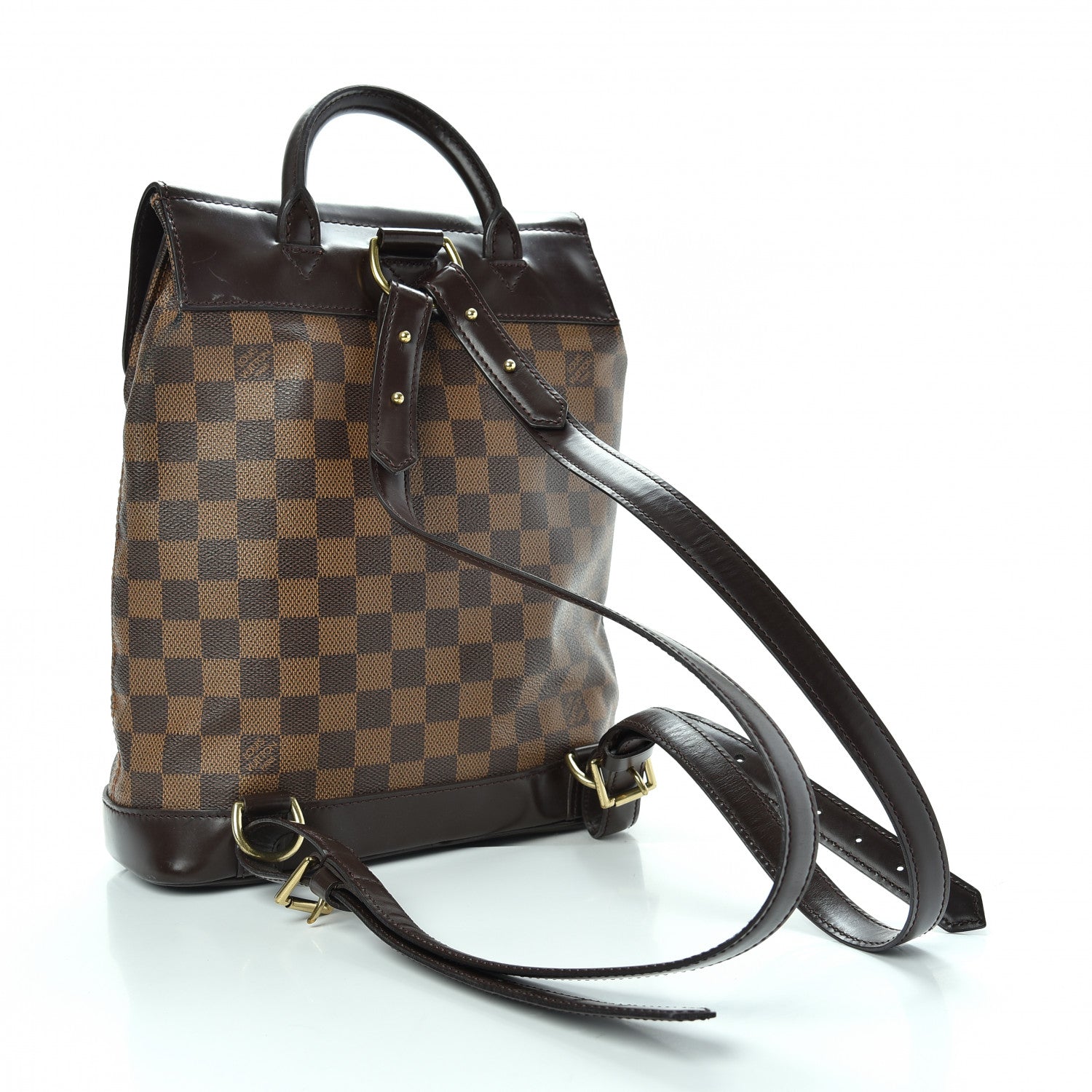 Louis Vuitton Damier Ebene Soho Backpack 3 of 9