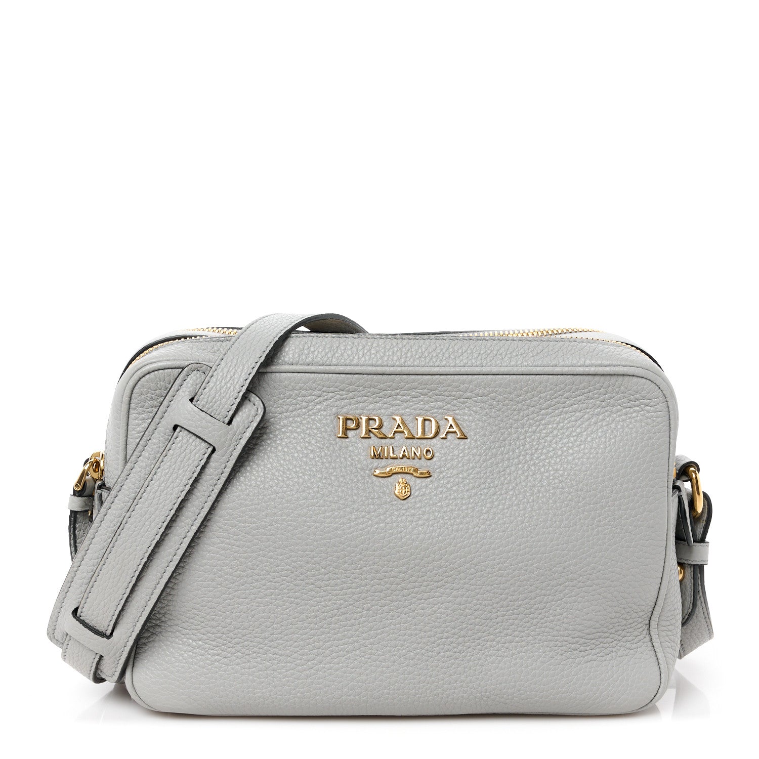 Prada Vitello Phenix Camera Bag Granito 1 of 11