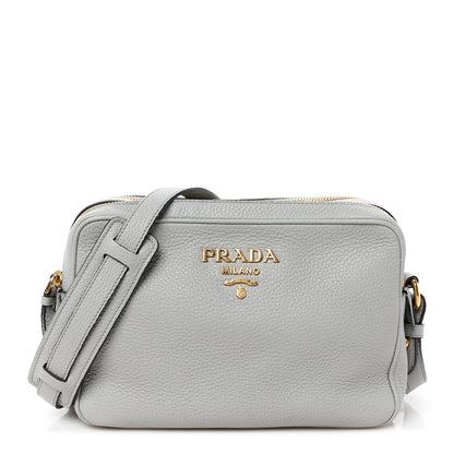 Prada Vitello Phenix Camera Bag Granito 1 of 11