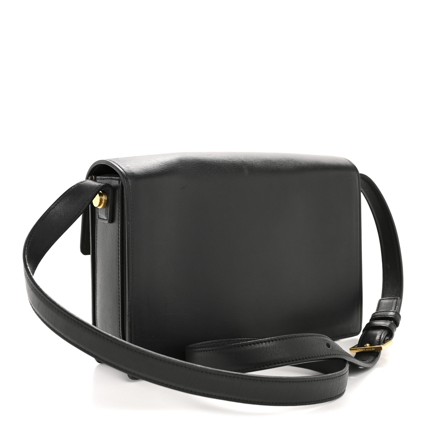 Saint Laurent Calfskin Medium Classic Lulu Bag Beige Black 4 of 16