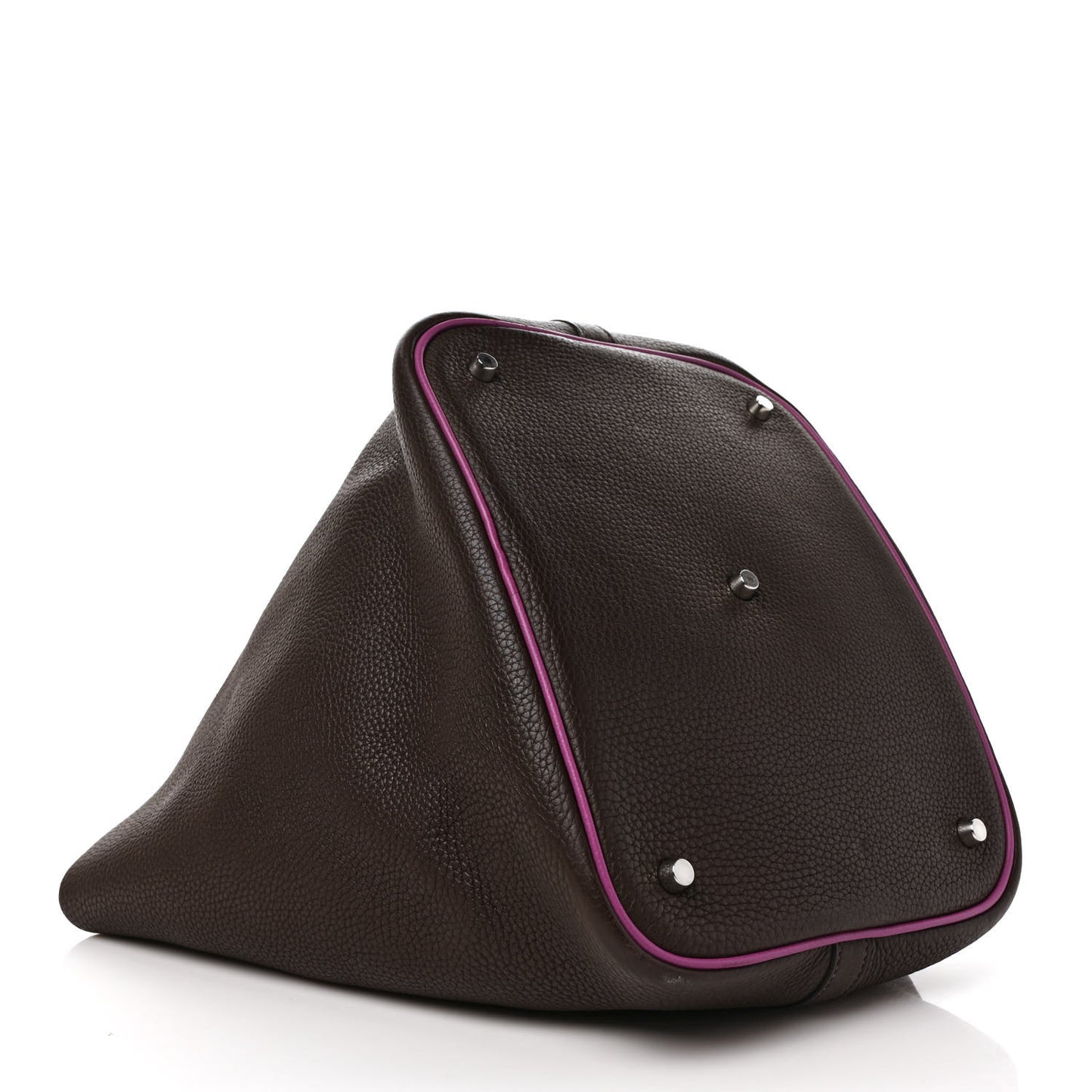 Taurillon Clemence Swift Eclat Picotin Lock 22 MM Ebene Cyclamen