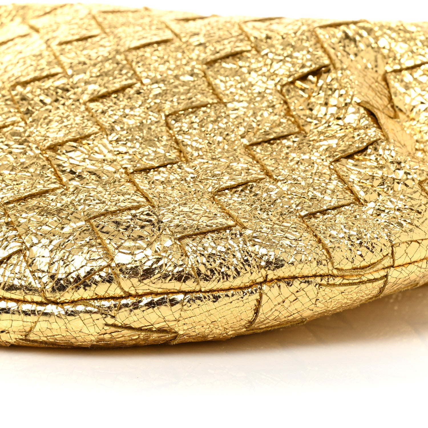 Bottega Veneta Metallic Nappa Intrecciato Mini Jodie Gold 6 of 6