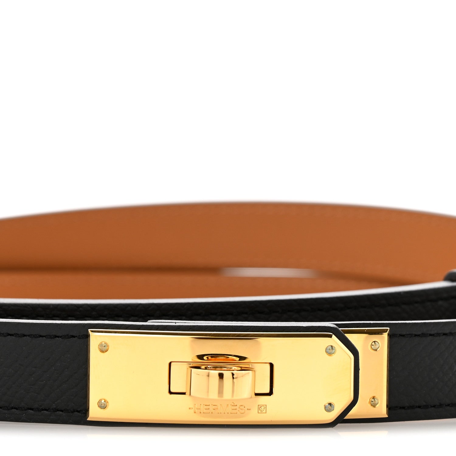 Hermes Epsom Kelly Belt Black 3 of 6
