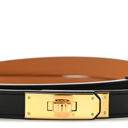 Hermes Epsom Kelly Belt Black 3 of 6