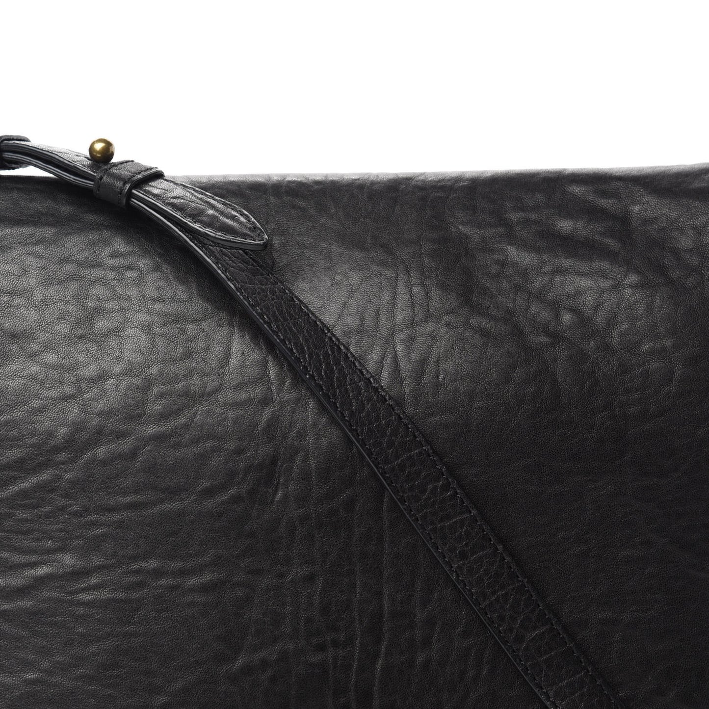 Pebbled Lambskin Lia Sling Black