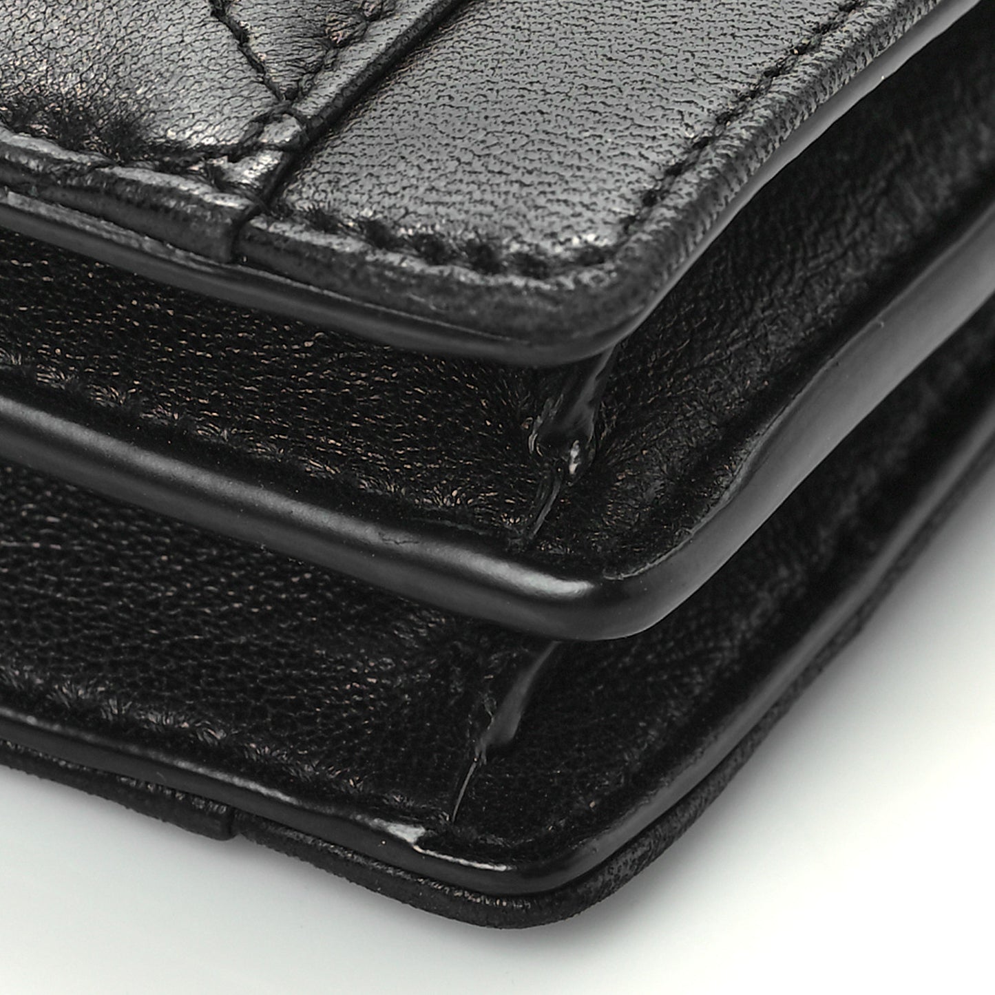 Lambskin Quilted Mini Gaby Satchel Black