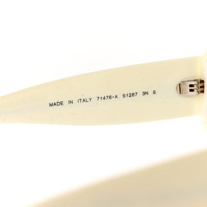 Chanel Acetate Mirror Shield Sunglasses 71476A White 5 of 7