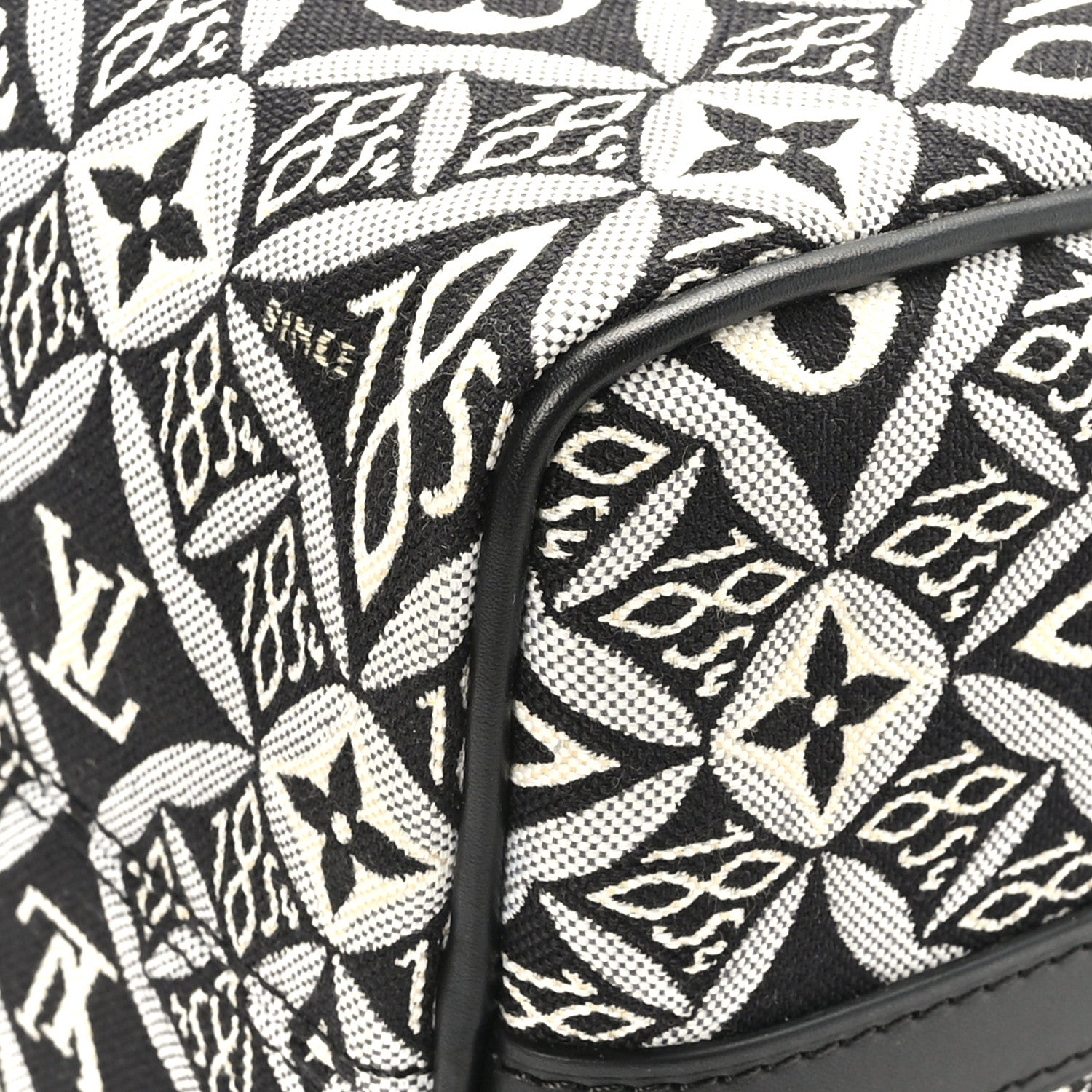 Louis Vuitton Jacquard Since 1854 Speedy Bandouliere 25 Black 9 of 11