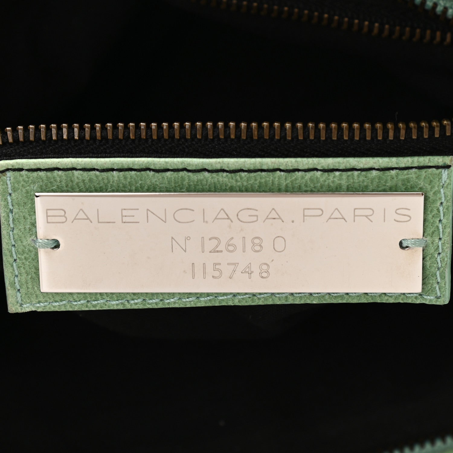 Balenciaga Agneau Classic Hardware City Vert D'eau 6 of 9