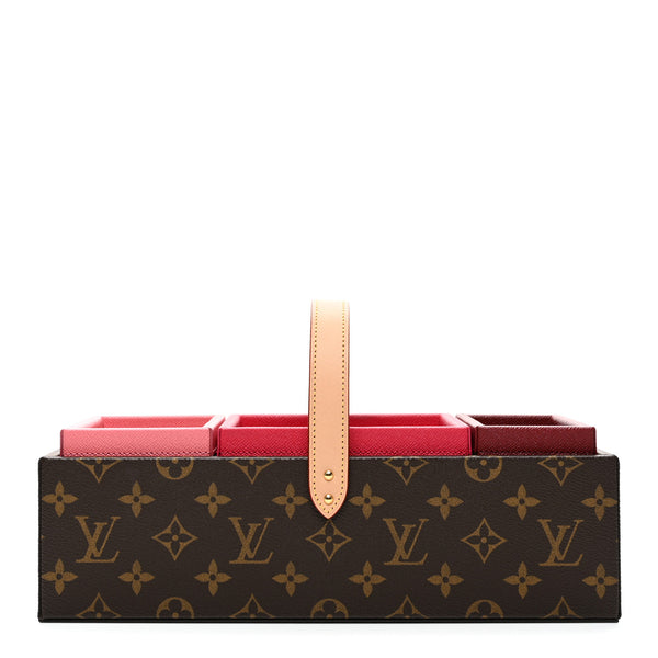 Louis Vuitton 筆箱 黒/赤 Louis Vuitton Monogram Robert Toolbox Rose Red 1890277 – FASHIONPHILE