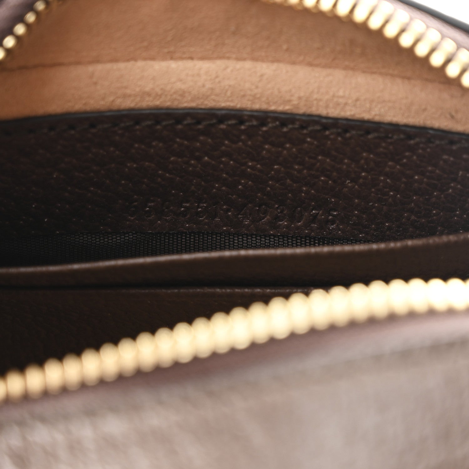 Gucci GG Supreme Monogram Textured Calfskin Web Mini Ophidia Half Moon Hobo Beige Ebony New Acero 7 of 11