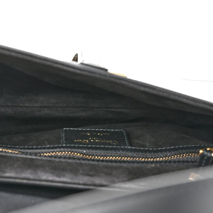 Christian Dior Calfskin Saddle Bag Black 5 of 11