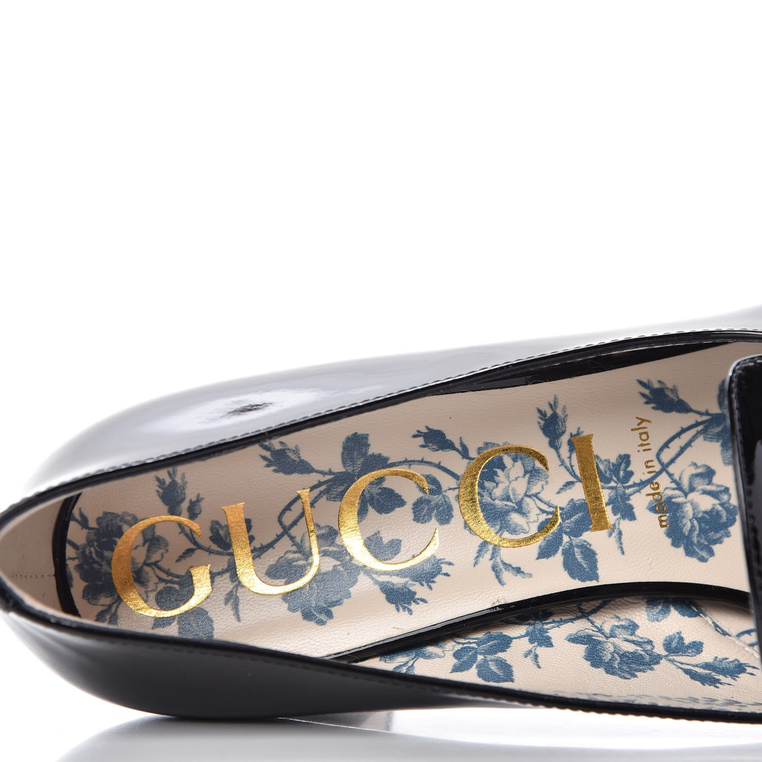 Gucci Vernice GG Victoire 55mm Loafer Pumps 40 Black 7 of 10