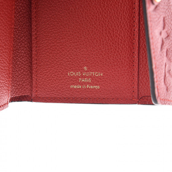 Louis Vuitton Empreinte Victorine Wallet Cherry 6 of 7