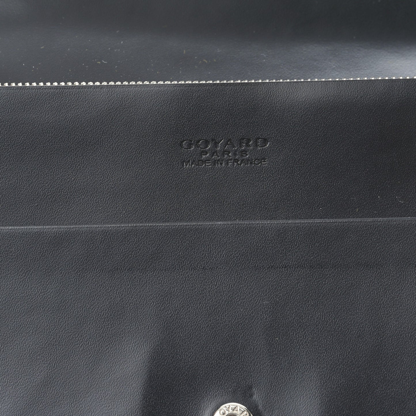 Goyardine Long Bi-Fold Wallet Black