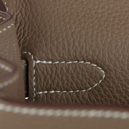Hermes Togo Kelly Retourne 32 Etoupe 20 of 28