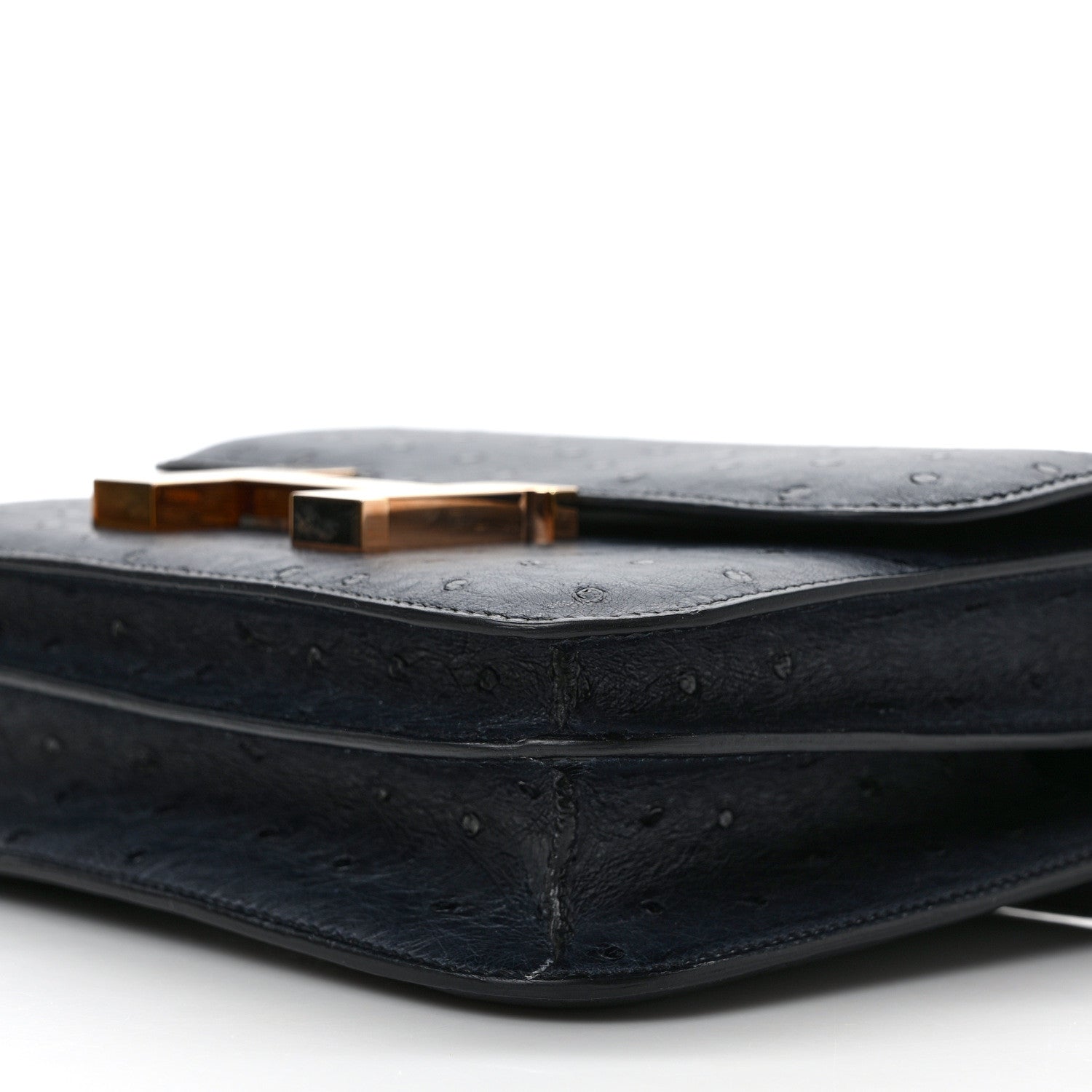 Hermes Ostrich Constance 18 Bleu Indigo 8 of 13