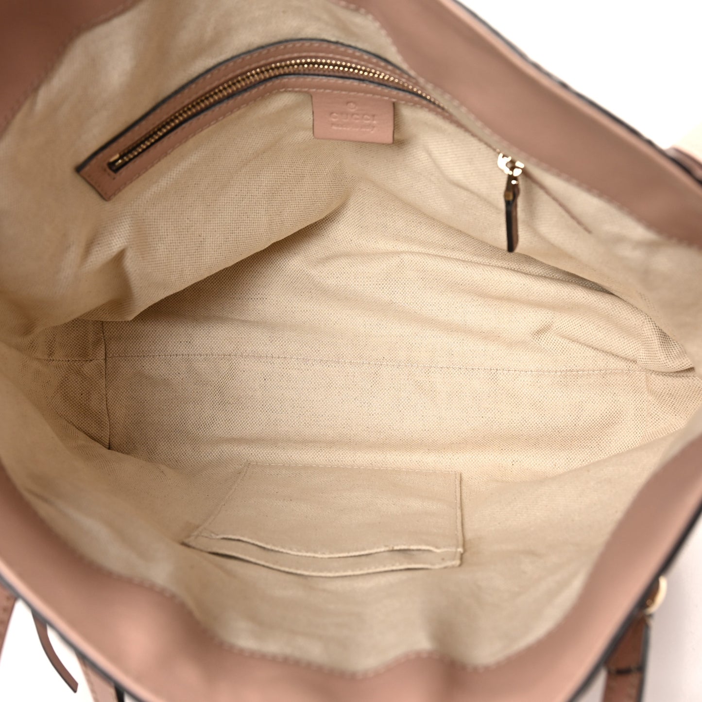 Guccissima Medium Bree Foldover Tote Soft Pink