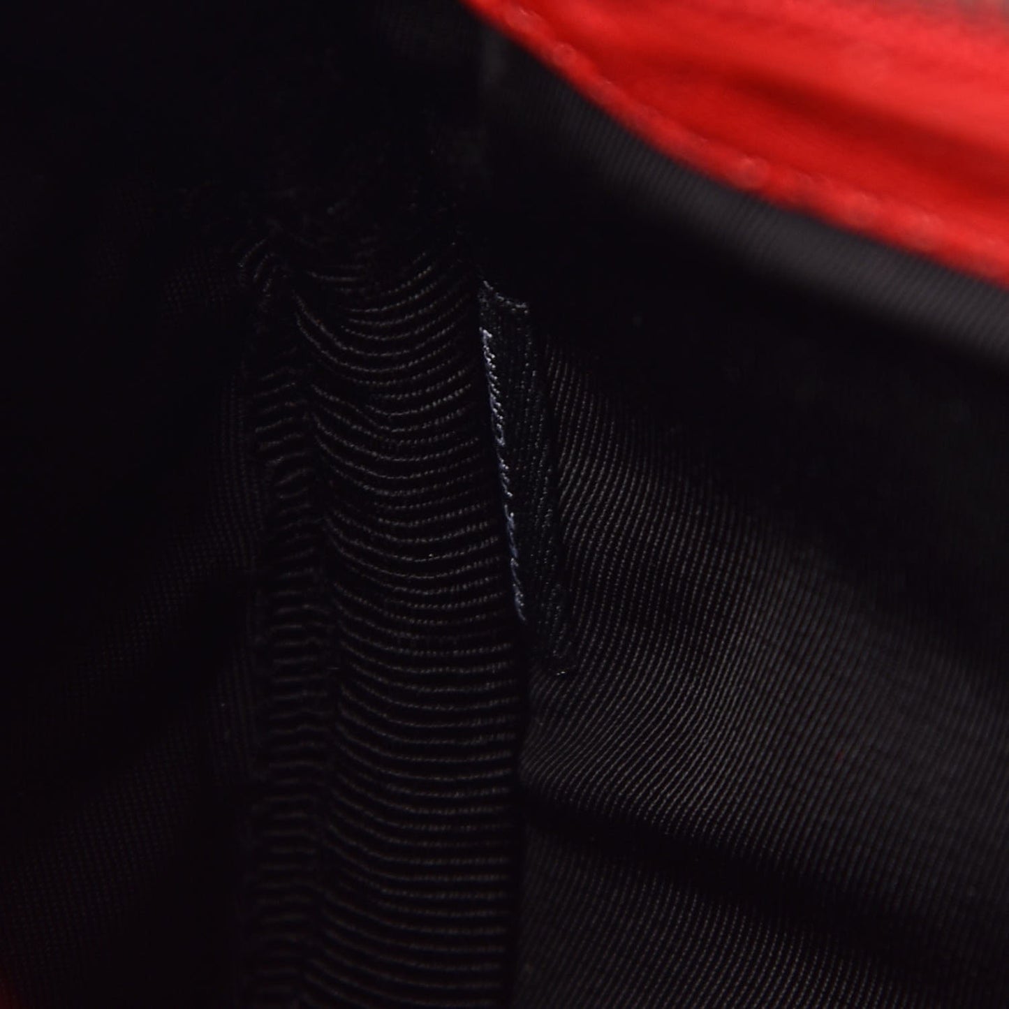 Pebbled Lambskin Mini Rockie Red Rhodium Hardware