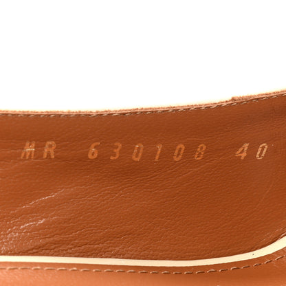 Saint Laurent Calfskin Opyum 85 Slingback Pumps 40 Real Beige 8 of 12