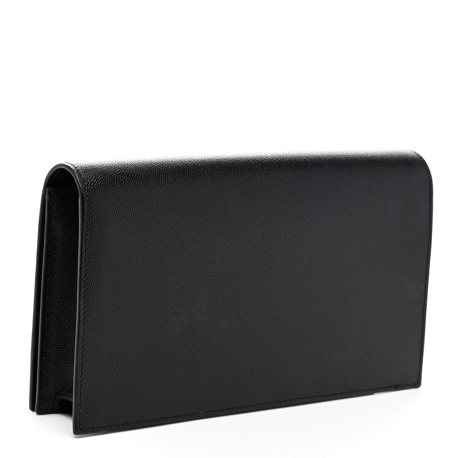 Saint Laurent Grain De Poudre Classic Monogram Kate Clutch Black 3 of 7