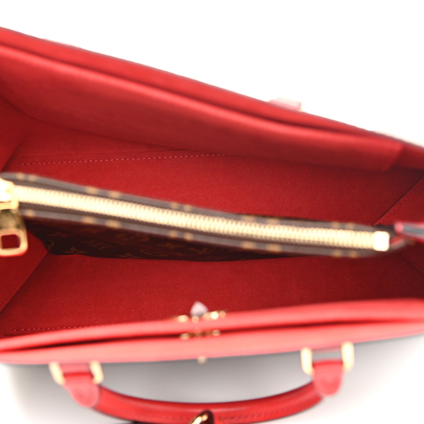 Monogram Flower Tote Coquelicot