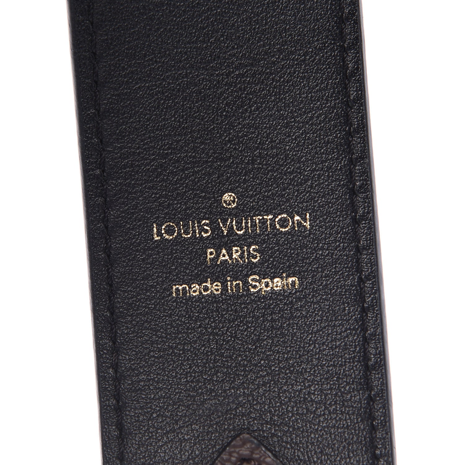 Louis Vuitton Monogram Bandouliere Shoulder Strap Black 3 of 4