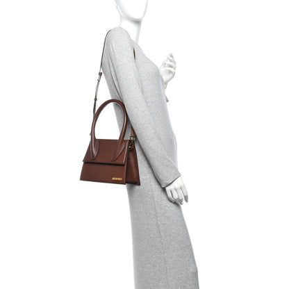 Jacquemus Smooth Calfskin Le Grand Chiquito Dark Brown 2 of 14