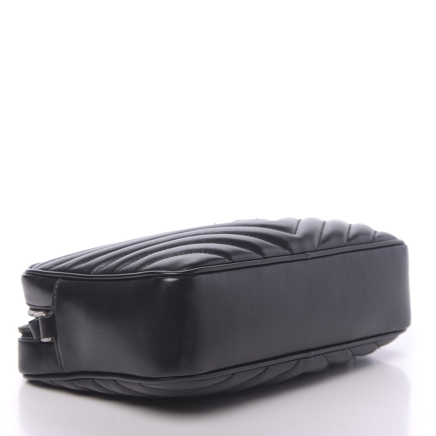 Saint Laurent Calfskin Matelasse Monogram Lou Camera Bag Black 4 of 9