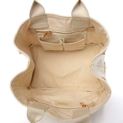 Prada Canapa Logo Tote Grezzo 5 of 10