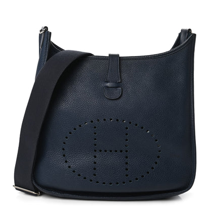 Hermes Taurillon Clemence Evelyne III GM Bleu Abysse 1 of 9