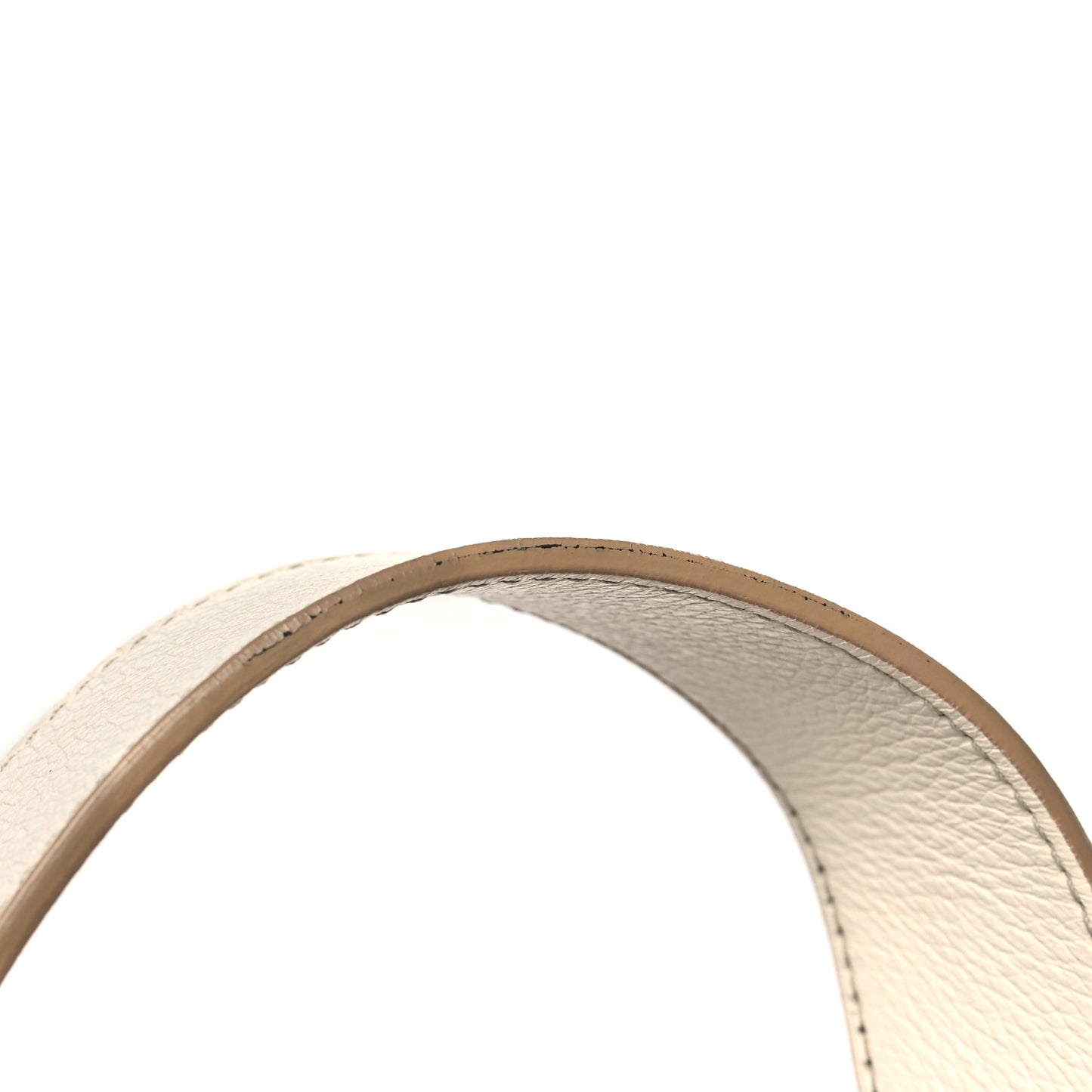 Glazed Calfskin On The Road Drawstring Tote Ivory