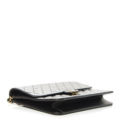 Chanel Lambskin Quilted Medium Single Flap Black 3 of 13