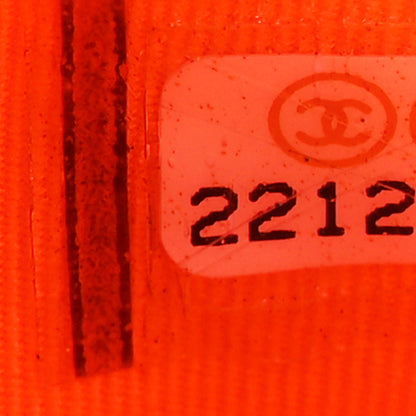Chanel Patent Calfskin Quilted Boy Wallet On Chain WOC Orange 8 of 11