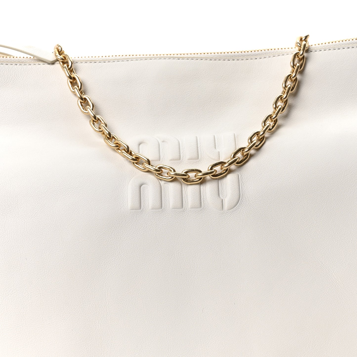 Soft Calf Softy Shoulder Bag Bianco
