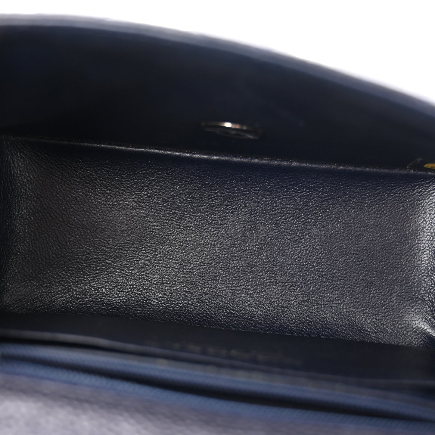 Caviar Quilted Mini Square Flap Navy