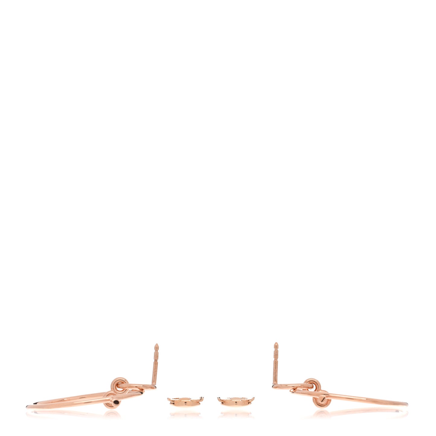 18K Rose Gold PM Loop Earrings
