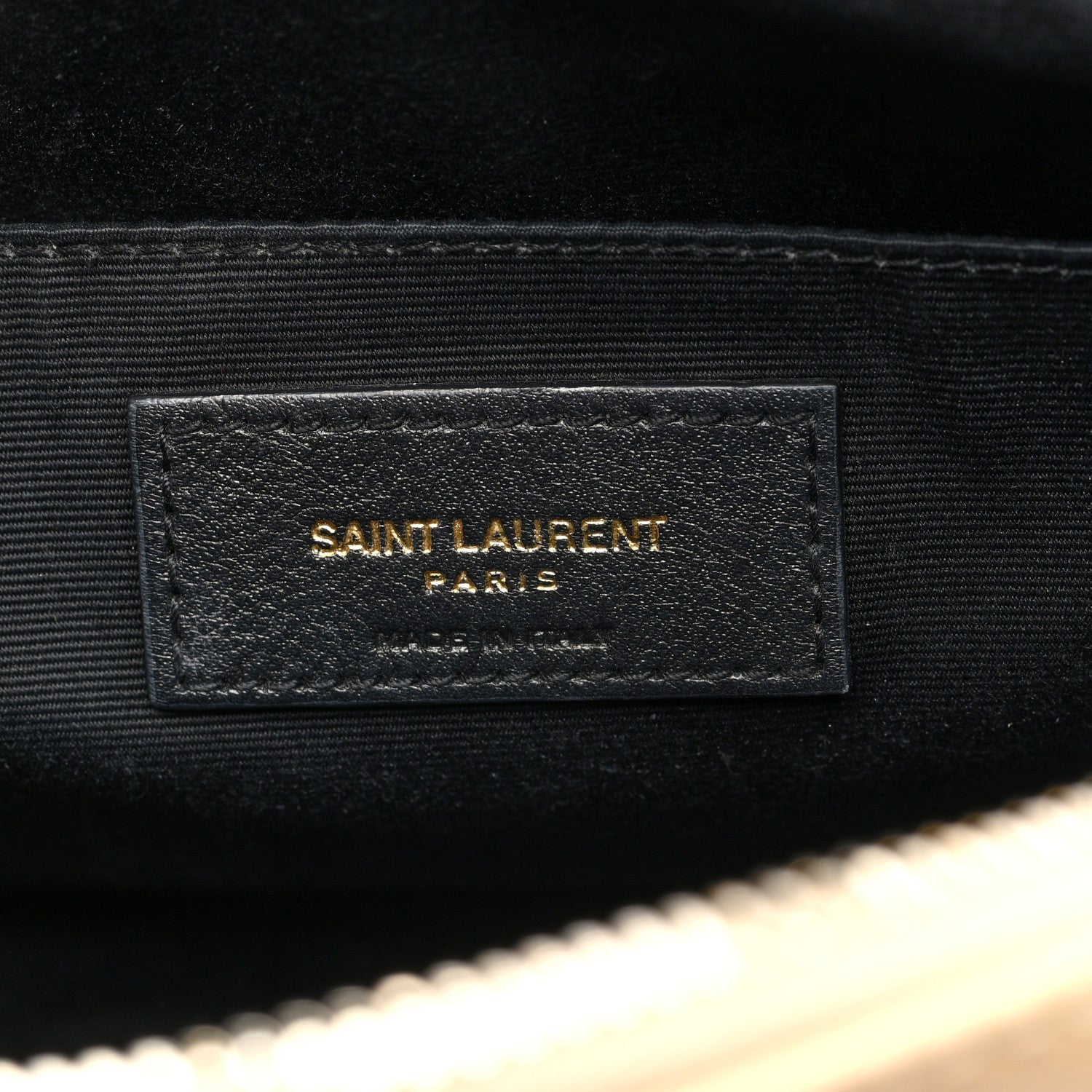 Saint Laurent Calfskin Matelasse Monogram Lou Camera Bag Avorio 6 of 9