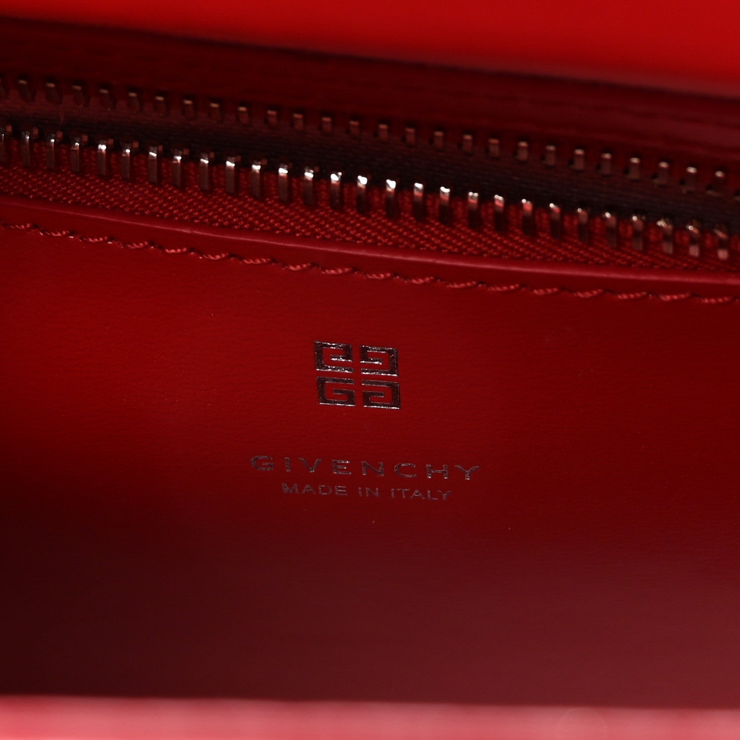 Givenchy Box Calfskin Mini Lock Antigona Shoulder Bag Red 6 of 9